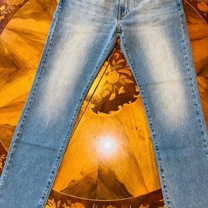 Lucky Brand Men's Faded Blue Straight Jeans